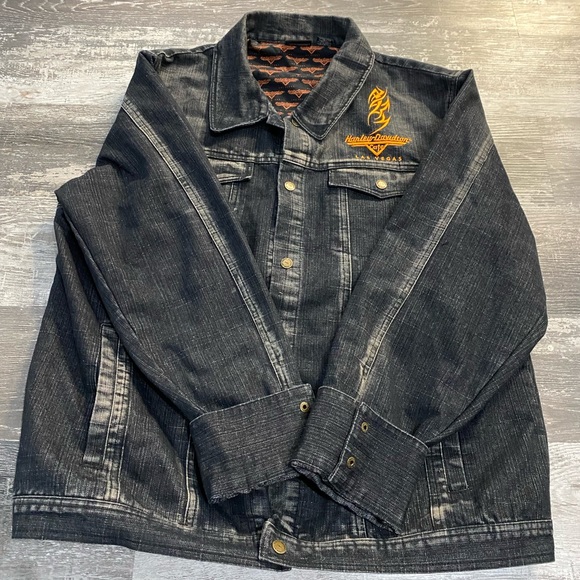 Harley Davidson men’s denim jacket XL - Picture 4 of 4